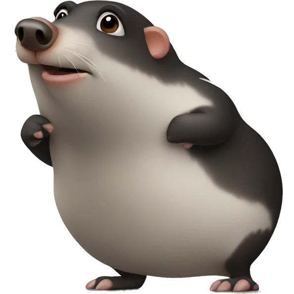 Mole with snout emoji