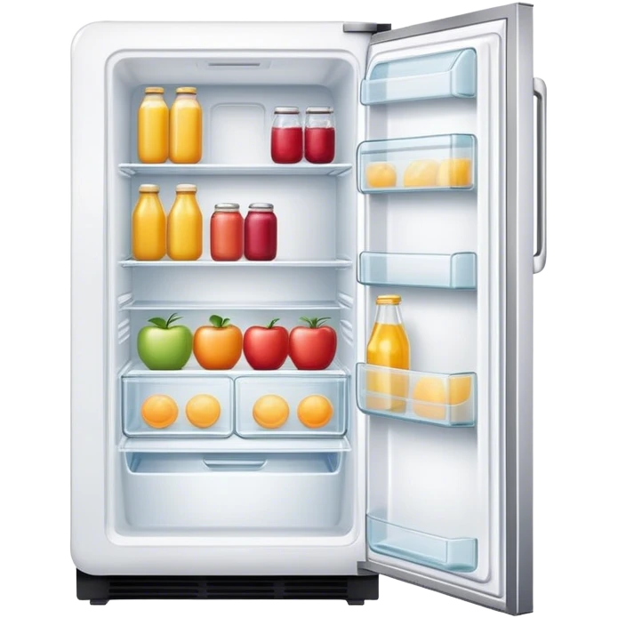 empty fridge open emoji