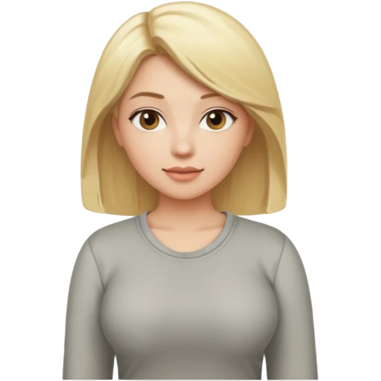 Blonde hair naked with big butt emoji