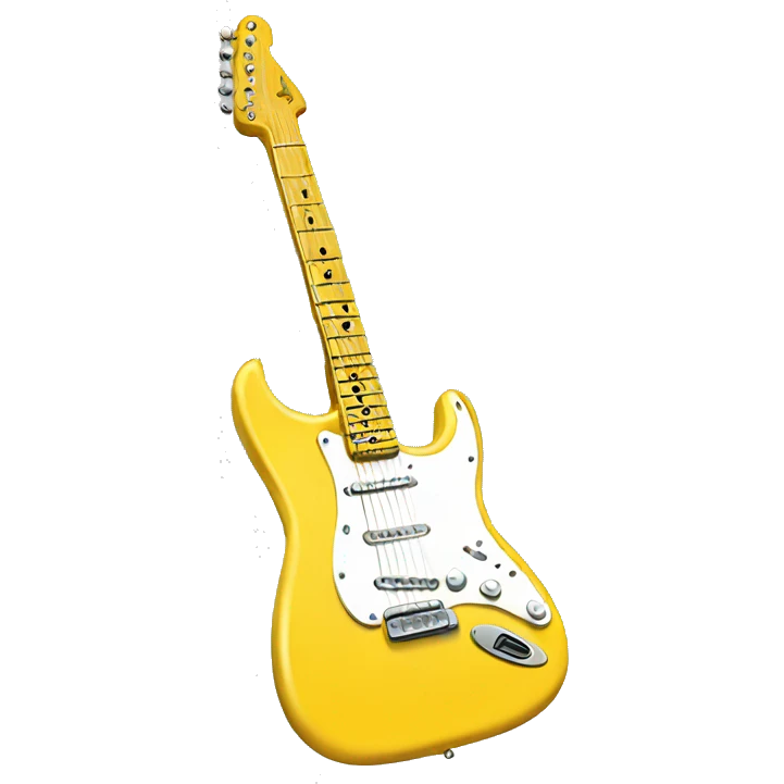 Yellow Stratocaster  emoji