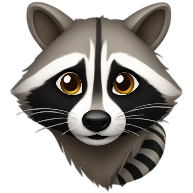 Raccoon emoji