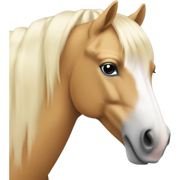 Palomino horse emoji
