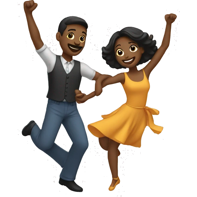 couple dancing emoji