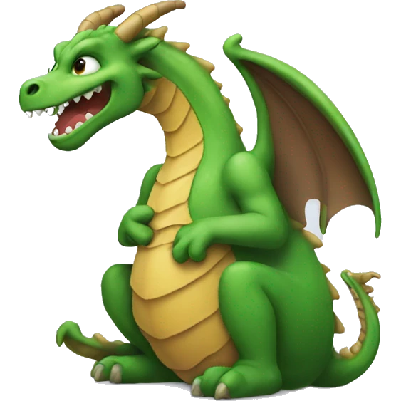 dragon pooping emoji
