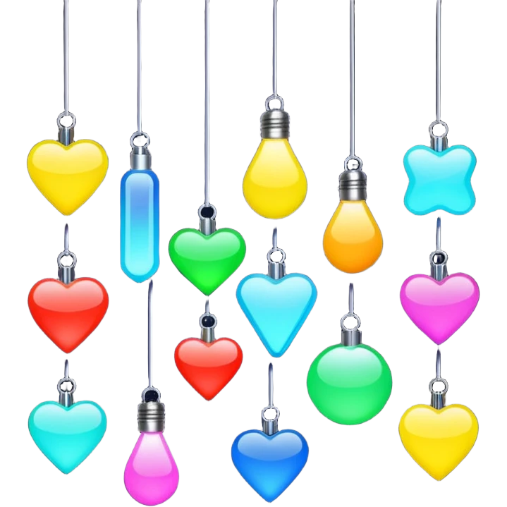 LED decoration hangings emoji