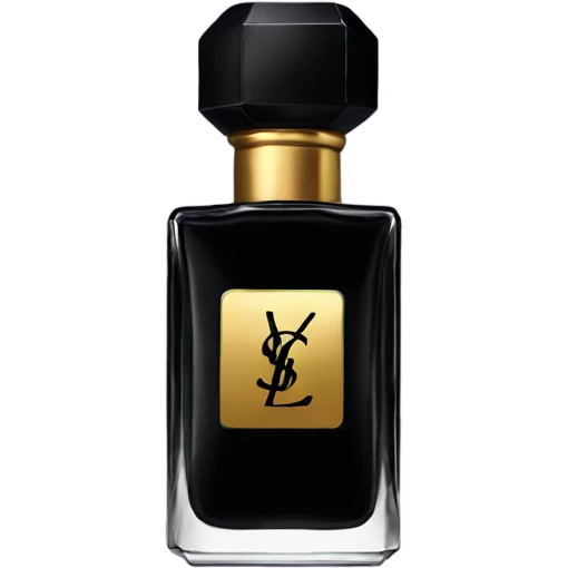 black ysl perfume emoji