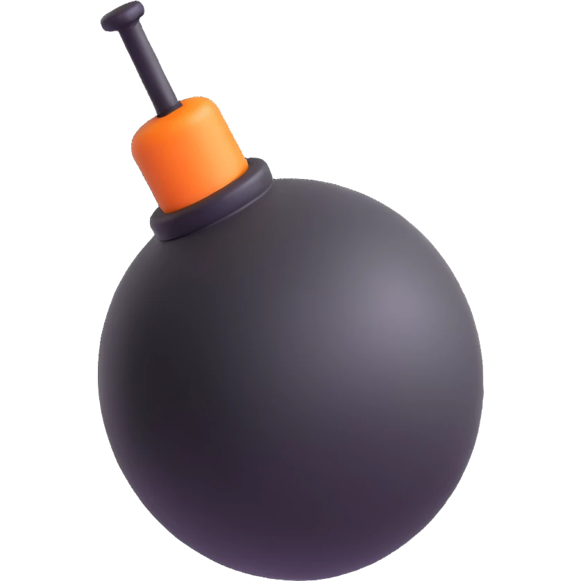 bomb emoji