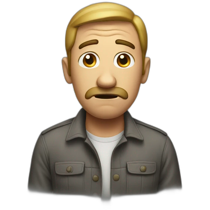 confused man emoji