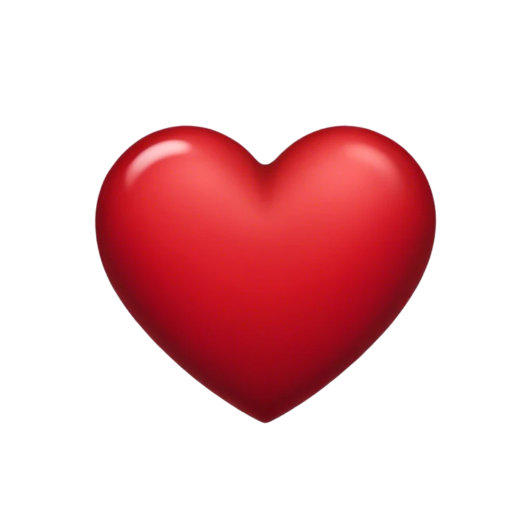 dark red heart emoji