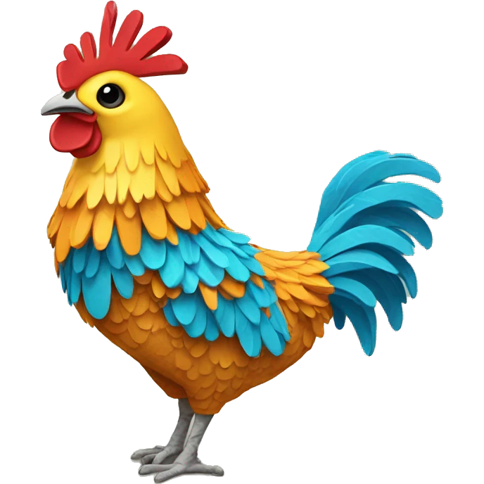 Piñata poulet emoji