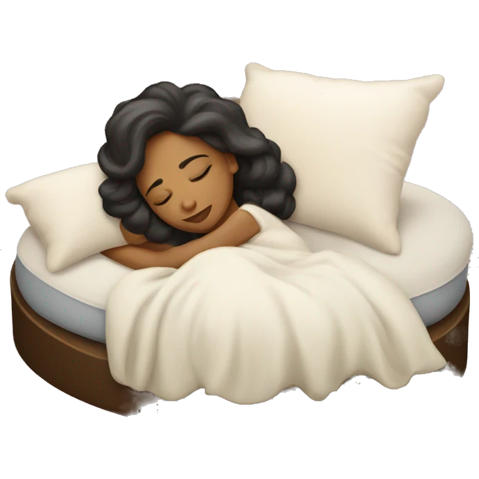coquette girl sleeping emoji