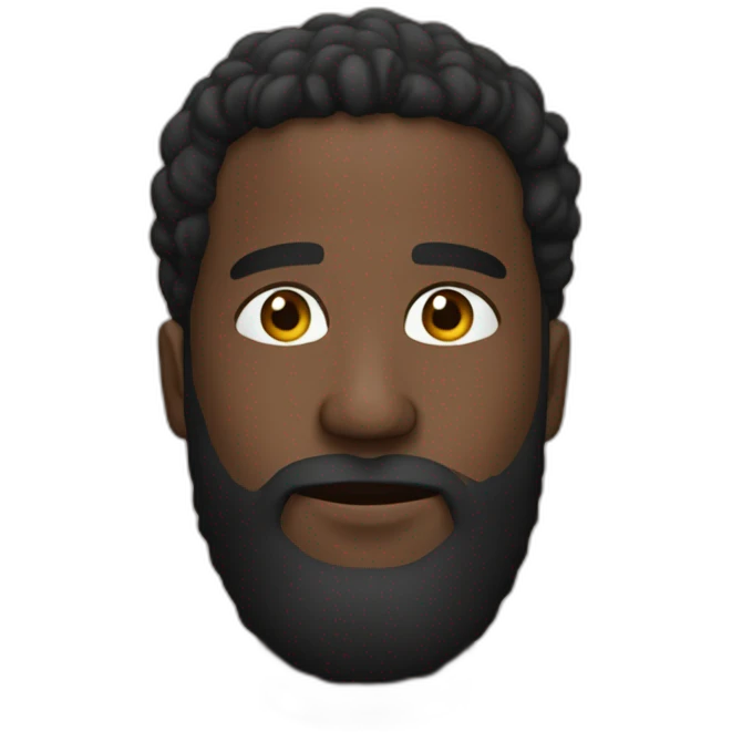 Damso beaucoup de barbe emoji