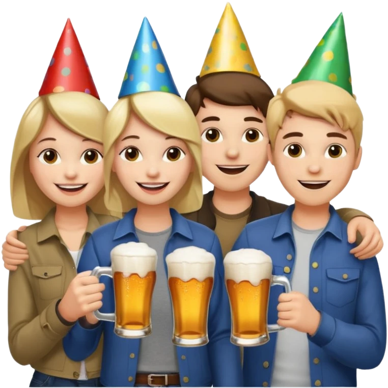 young people drinking  emoji