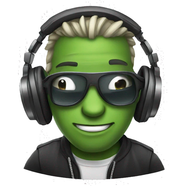 DJ dragon emoji