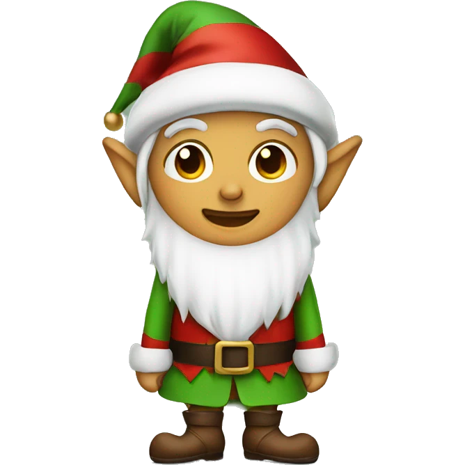Christmas elf emoji