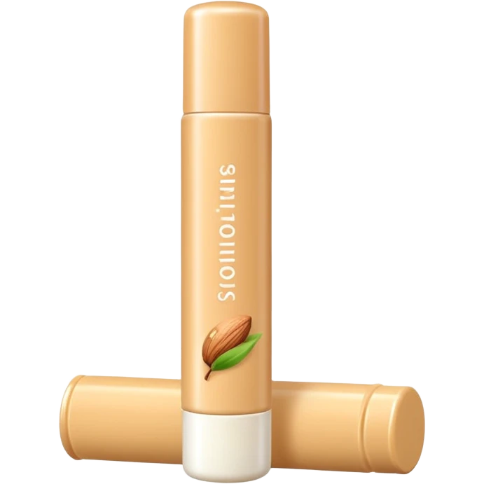 Lipbalm with shea butter and almon oil emoji