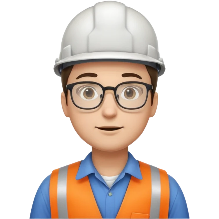 engineer looking up emoji