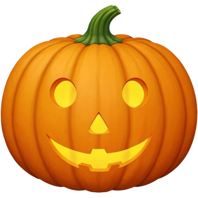 pumpkin without face emoji