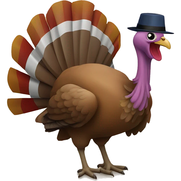 turkey delivering the mail emoji