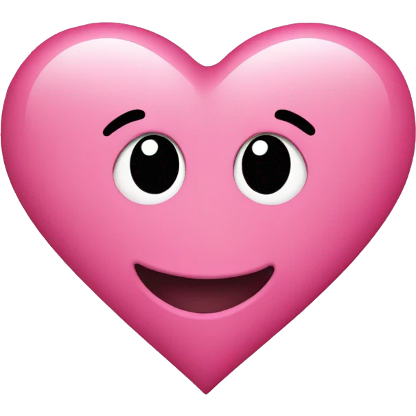 Pink heart emoji