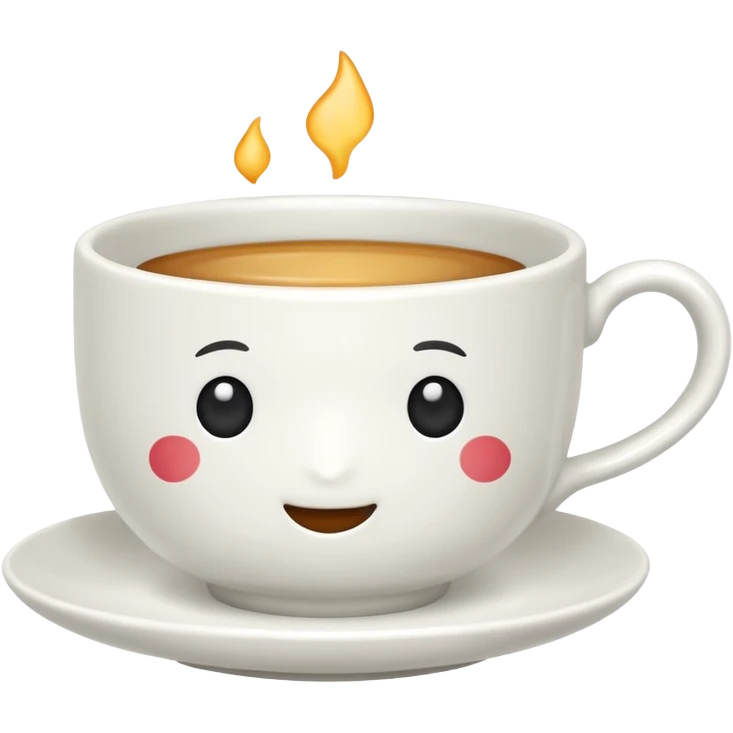 A tea cup emoji