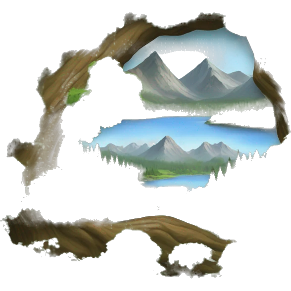 Bob Ross painting nature emoji