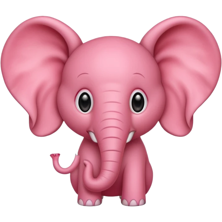 Strawberry elephant emoji