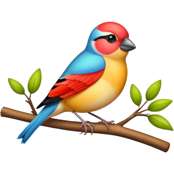 Finch bird emoji