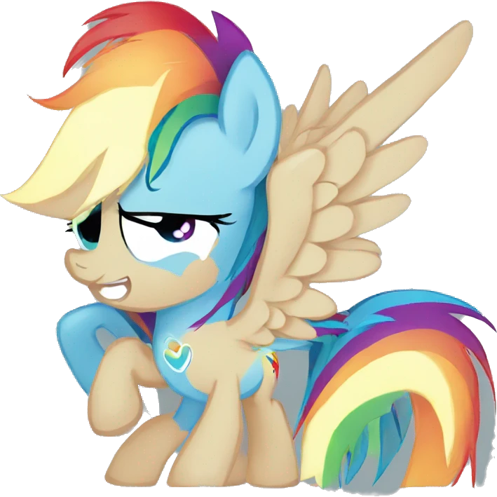 Rainbow dash emoji