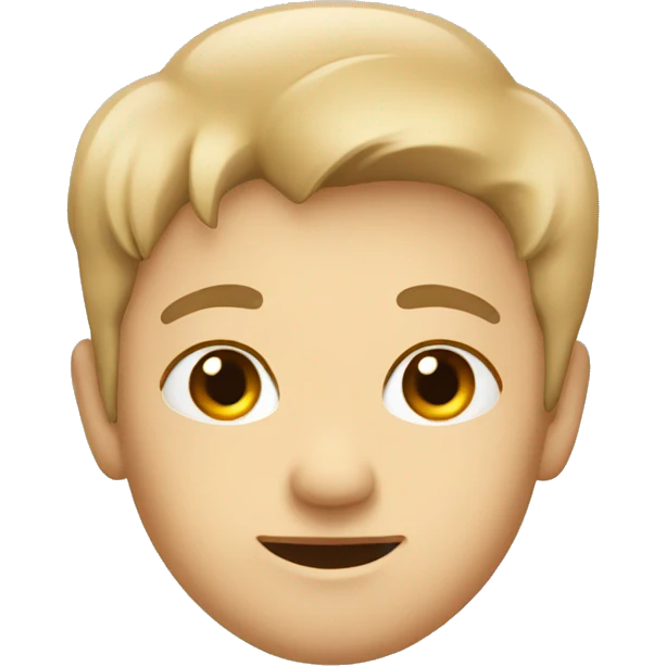 Cute beige emoji