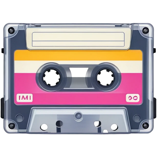 Realistic 1990’s mix tape emoji