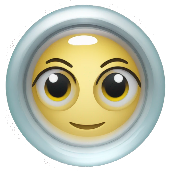 case for clear contact lens emoji