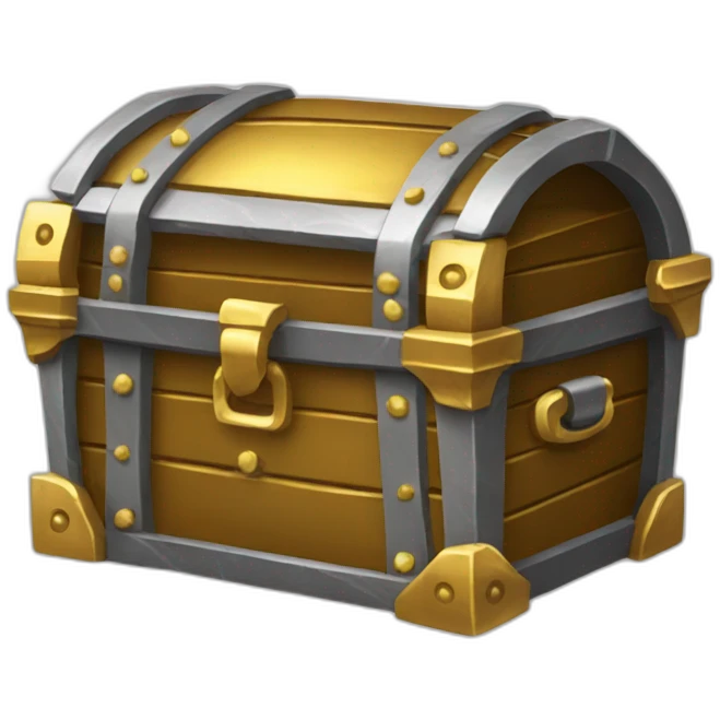 Broke gold chest emoji