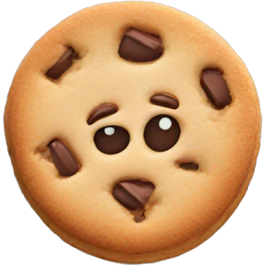Light pink auger cookie  emoji