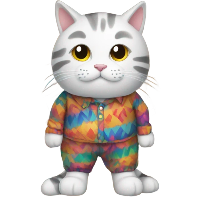 Cat wearing pants  emoji