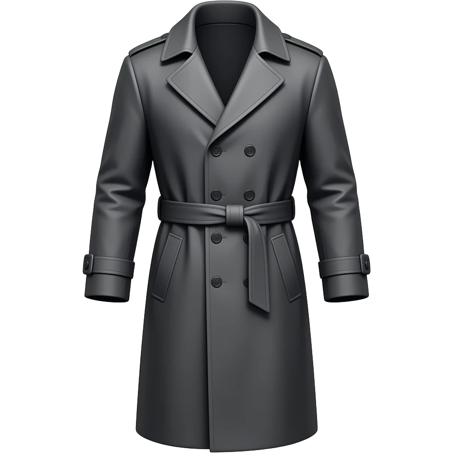 معطف طويل رجالي emoji