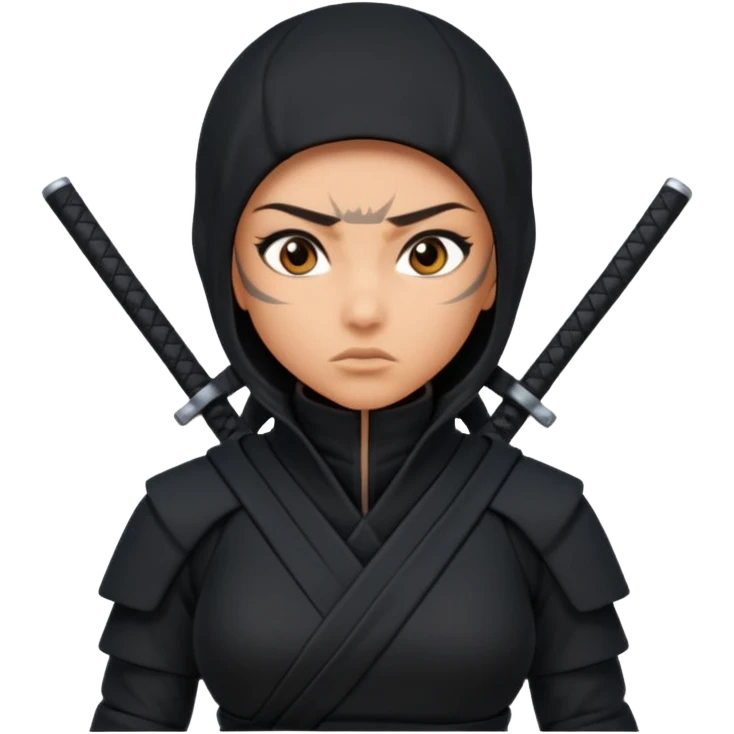 ninja woman chaos coordinator emoji