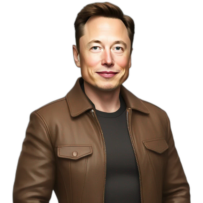 Elon Musk in ken emoji