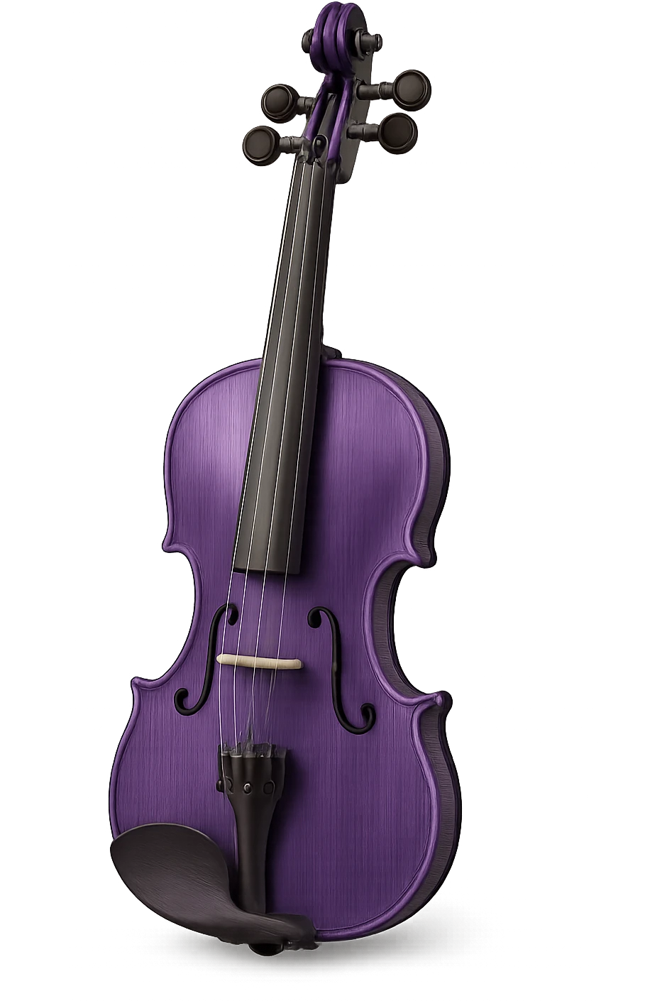 purple violin emoji