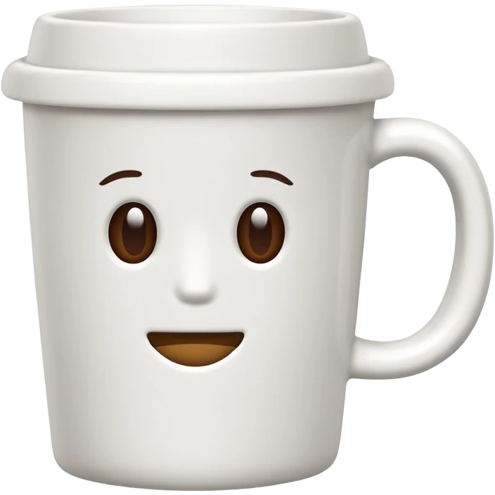 restrained white coffee cup, classic design, minimalism, no emojis or faces emoji