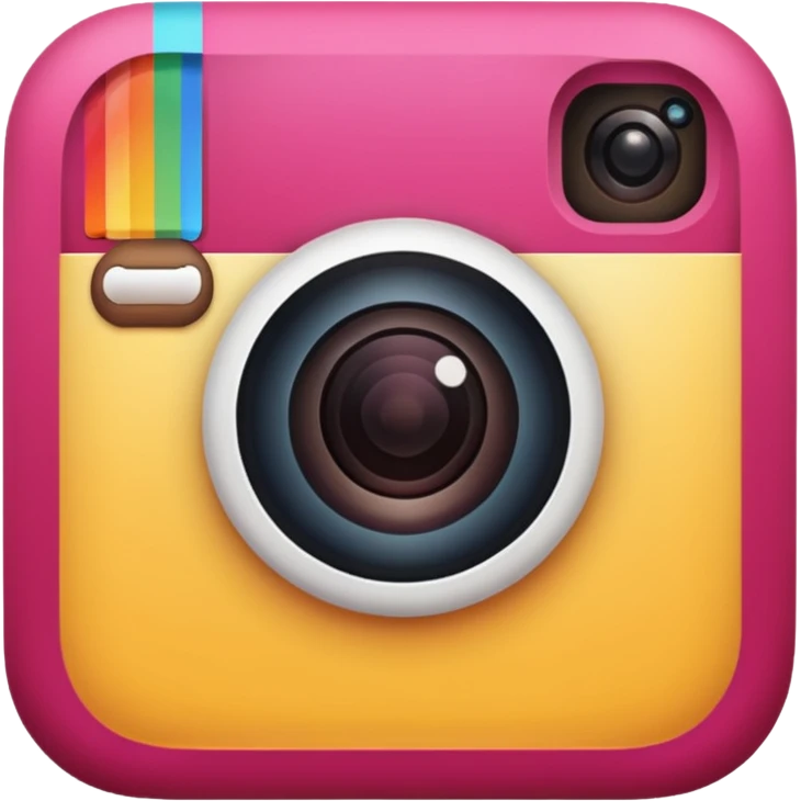 Instagram logo emoji