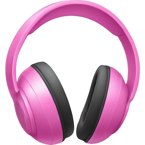 pink headphones  emoji