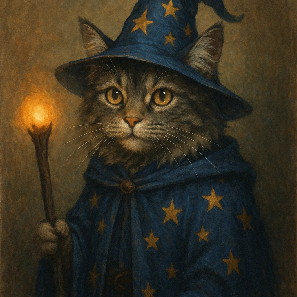 wizard cat emoji
