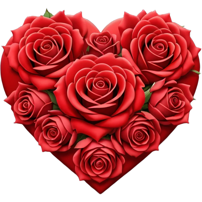 Heart of roses emoji
