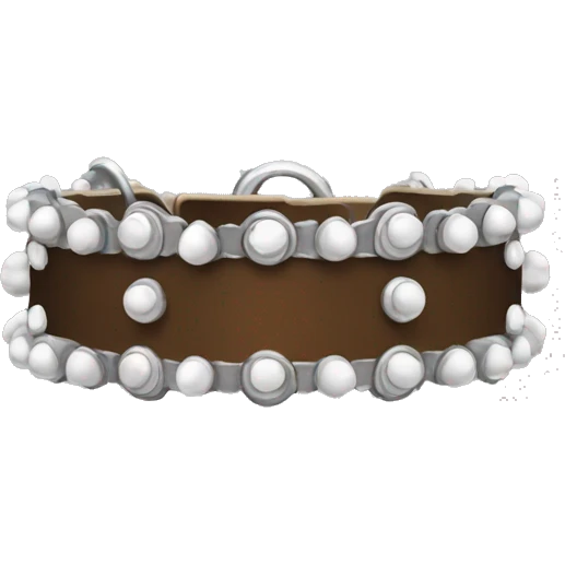spiked dog collar emoji