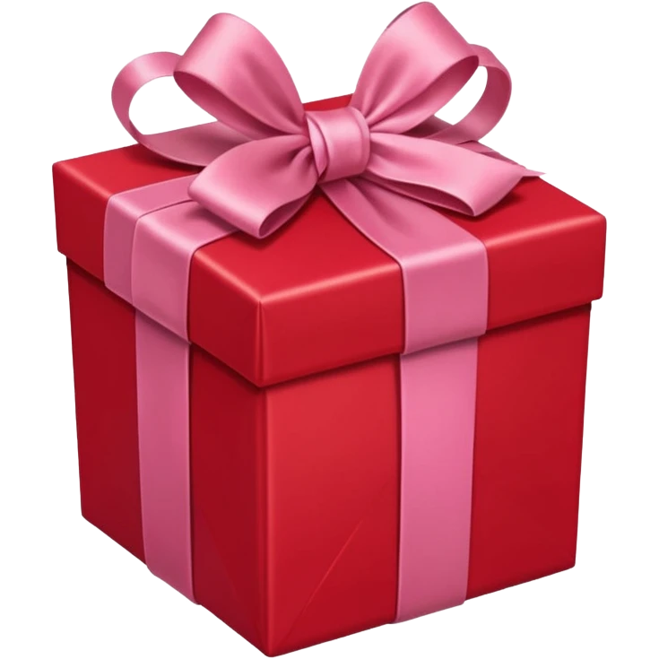 red gift box with pink bow emoji