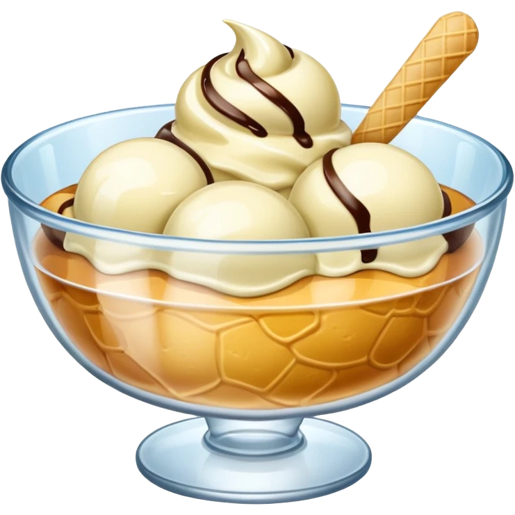 ice cream glass bowl empty emoji