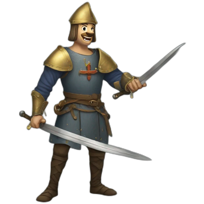 medieval sword-swallower emoji