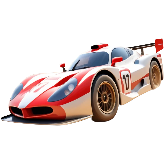 A high-speed racing car or motorcycle zooming down a track, leaving a trail of dust and excitement. The scene conveys energy and adrenaline, with blurred motion showing the speed and precision of motorsport, set against a dynamic racing track backdrop. emoji