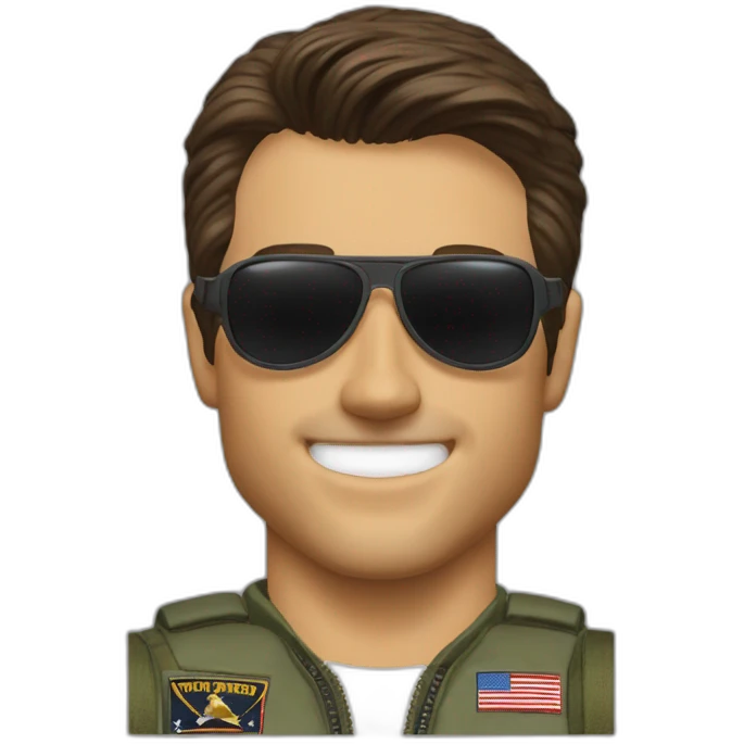 Maverick Tom cruise top gun emoji